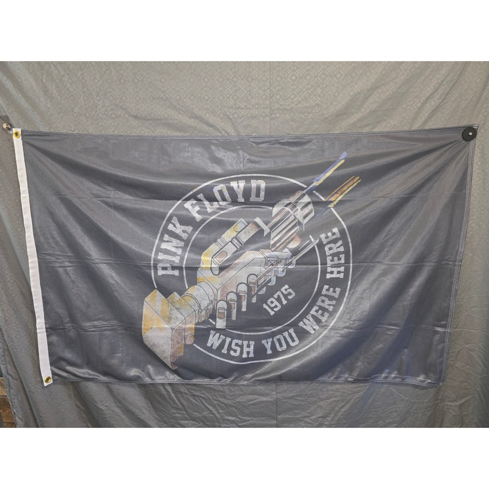 New Pink Floyd Wish You Were Here 1975 Grey Banner Flag Wall 3'x5'